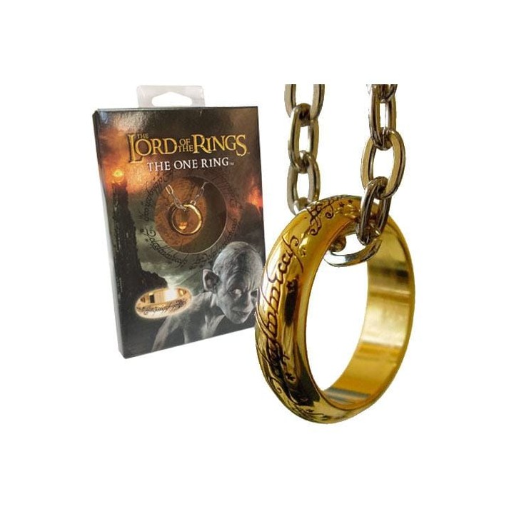 El Señor de los Anillos Anillo Único (bañado en oro)