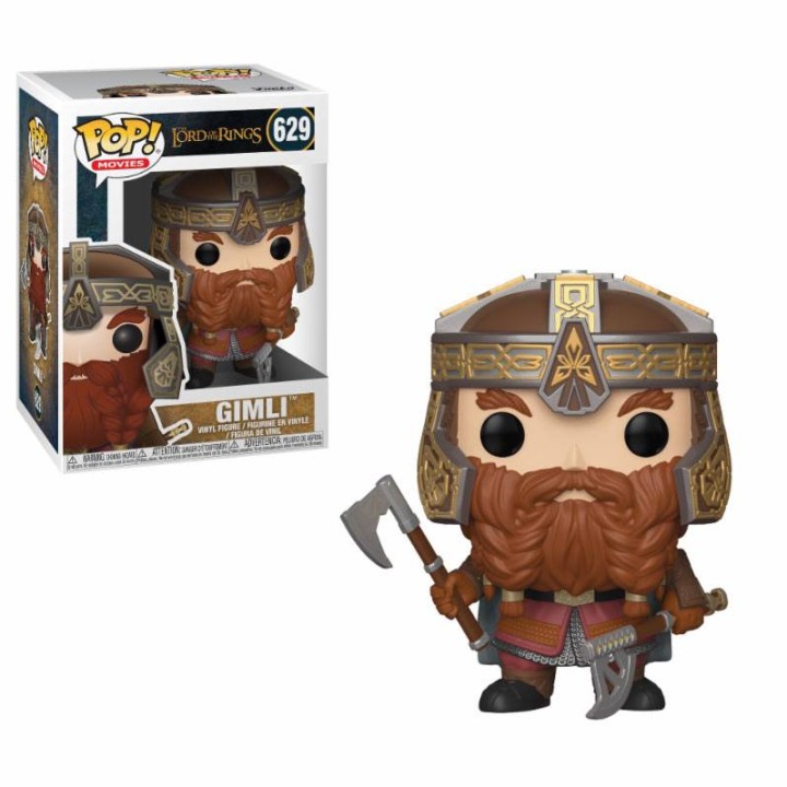 El Señor de los Anillos Figura POP! Movies Vinyl Gimli 9 cm