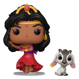 El jorobado de Notre Dame Figura POP! Vinyl Esmeralda &amp; Djali 9 cm