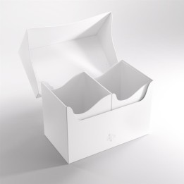 Gamegenic: Double Deck Holder 200+ XL Blanco (Caja Guardamazos)