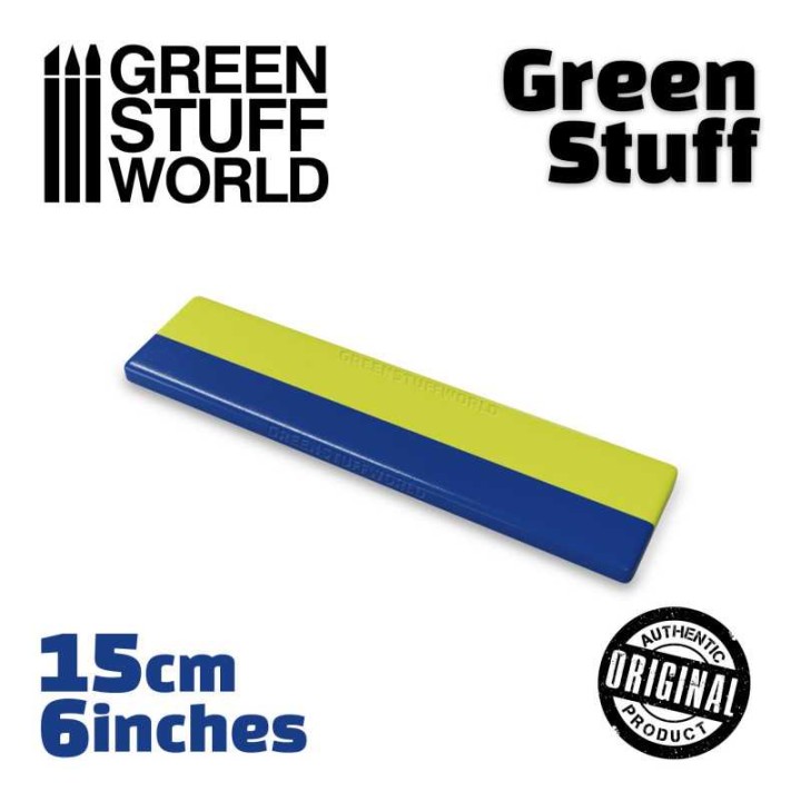 Green Stuff Masilla verde en Rollo 15 cm – con hueco