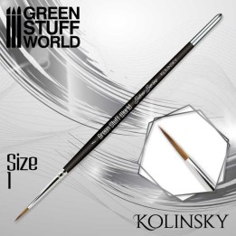 Green Stuff SILVER SERIES Pincel Kolinsky – 1