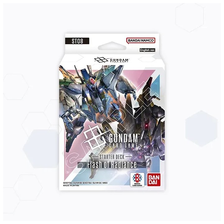 Gundam Card Game Starter Deck Flash of Radiance ST-08 - EN