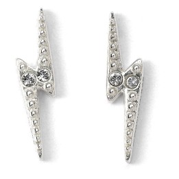 Harry Potter Pendientes Rayo (Plata de ley)