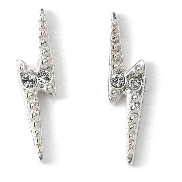 Harry Potter Pendientes Rayo (Plata de ley)