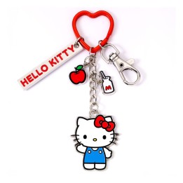 Hello Kitty Llavero con colgantes Hello Kitty 15 cm