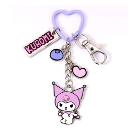 Hello Kitty Llavero con colgantes Kuromi 15 cm