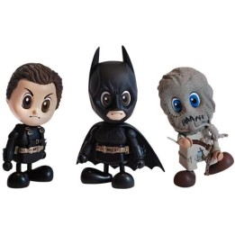Hot Toys Batman Begins pack 3 figuras Cosbaby