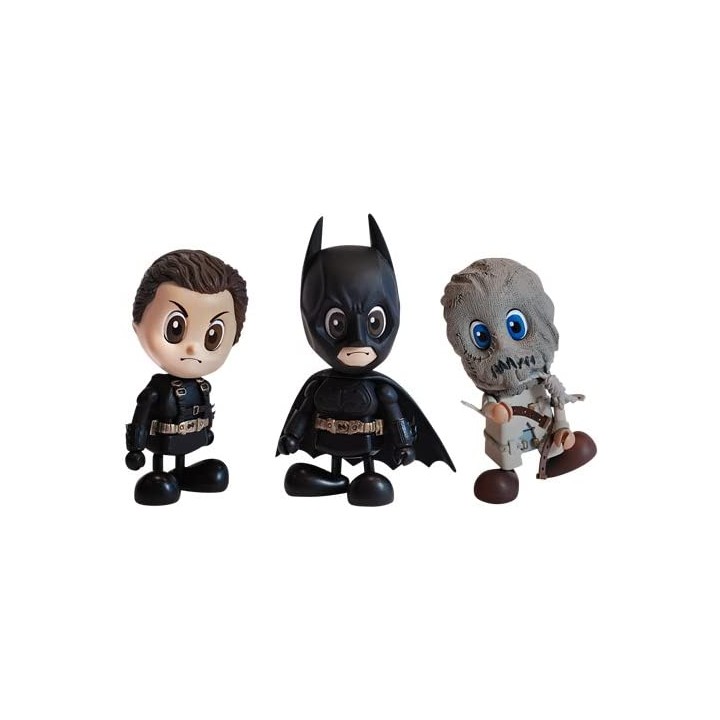 Hot Toys Batman Begins pack 3 figuras Cosbaby
