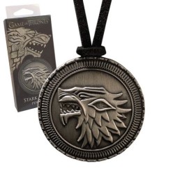 Juego de Tronos Colgante con Collar Stark