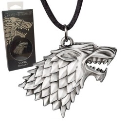 Juego de Tronos Colgante con Collar Stark Sigil Costume