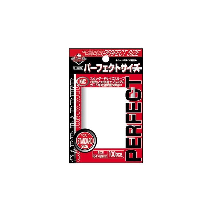 KMC Standard Sleeves - Perfect Size (100 Sleeves)
