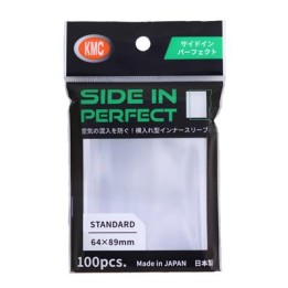 KMC Standard Sleeves - Side in Perfect (100 Sleeves)
