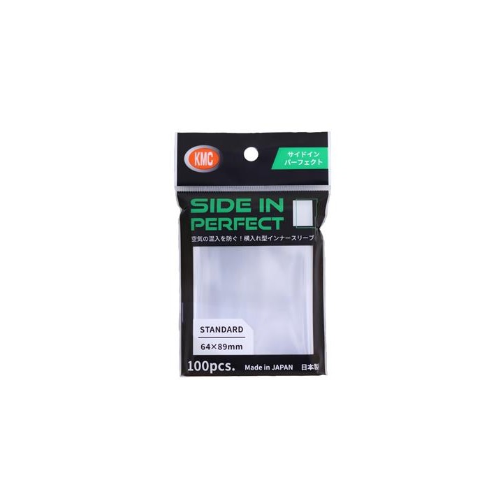 KMC Standard Sleeves - Side in Perfect (100 Sleeves)