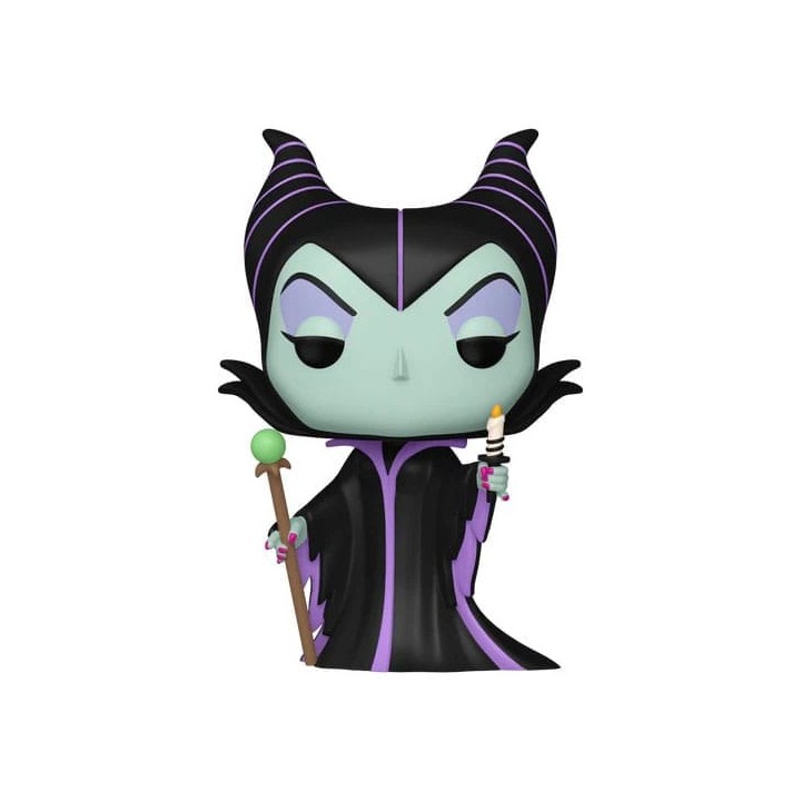 La Bella Durmiente 65th Anniversary POP! Disney Vinyl Figura Maleficent w/Candle 9 cm