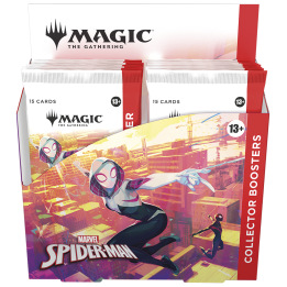 Magic the Gathering Marvel's Spider-Man Caja de Sobres de coleccionista (12 sobres) inglés
