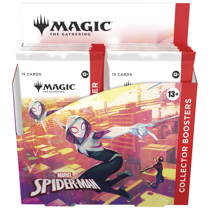 Magic the Gathering Marvel's Spider-Man Caja de Sobres de coleccionista (12 sobres) inglés