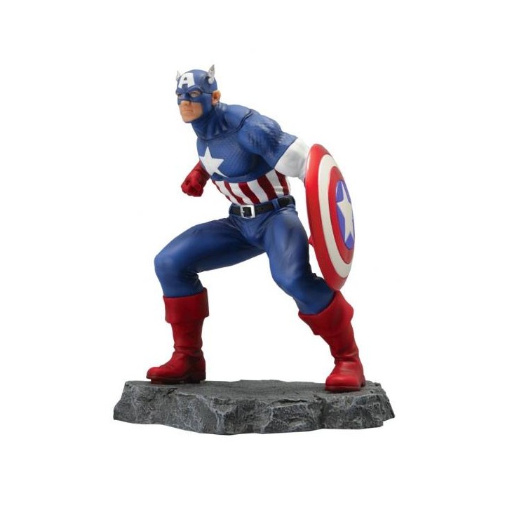 Marvel Comics Civil War Estatua 1/8 Captain America 22 cm