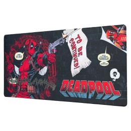 Marvel: Alfombrilla y Tapete de Juego XL Deadpool (80 x 35 cm)