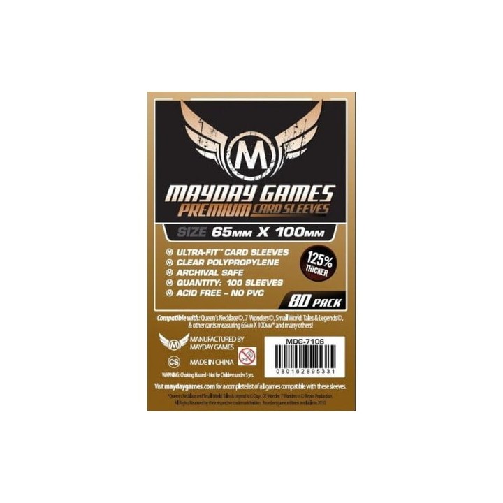 Mayday - [7106] Premium Magnum Copper Sleeve (80/pk) 65 X 100 MM Sized -"7 Wonders"