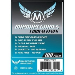 Mayday -[7028] Euro Card Sleeve (Pack of 100) -59 MM X 92 MM