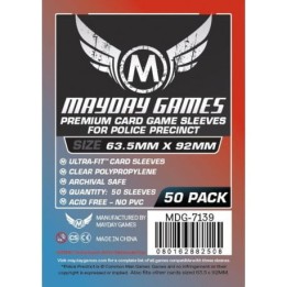 Mayday -[7139] Premium Custom Police Precinct Sleeves (pack of 50) (63.5 X 92 MM)
