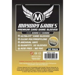 Mayday -[7146] Premium Magnum Gold Sleeve: 80 MM X 120 MM Card Sized -"Dixit"