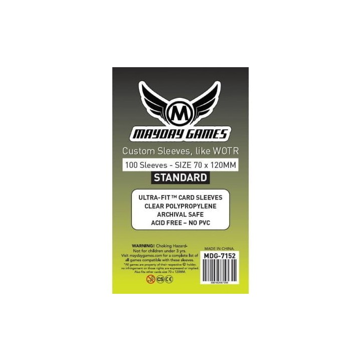 Mayday [7152] Tarot Card Sleeves (70x120mm)  100 Standard