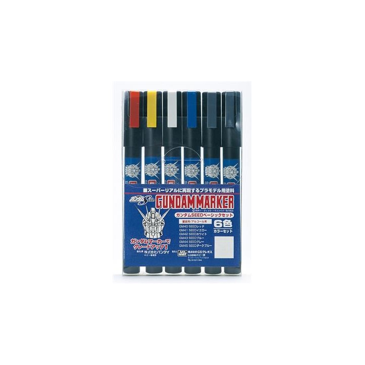 Mr. Hobby: Gundam SEED Basic Marker Set (GMS-109)
