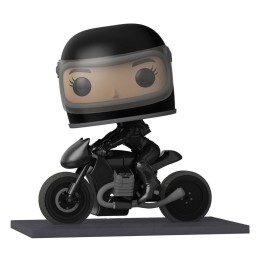 Batman POP! Rides Deluxe Vinyl Figura Selina on Motorcycle 15 cm