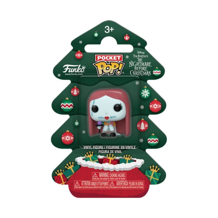 Pesadilla antes de Navidad Holiday 2025 Llaveros Pocket POP! Vinyl Sally Tree Holiday Box 4 cm