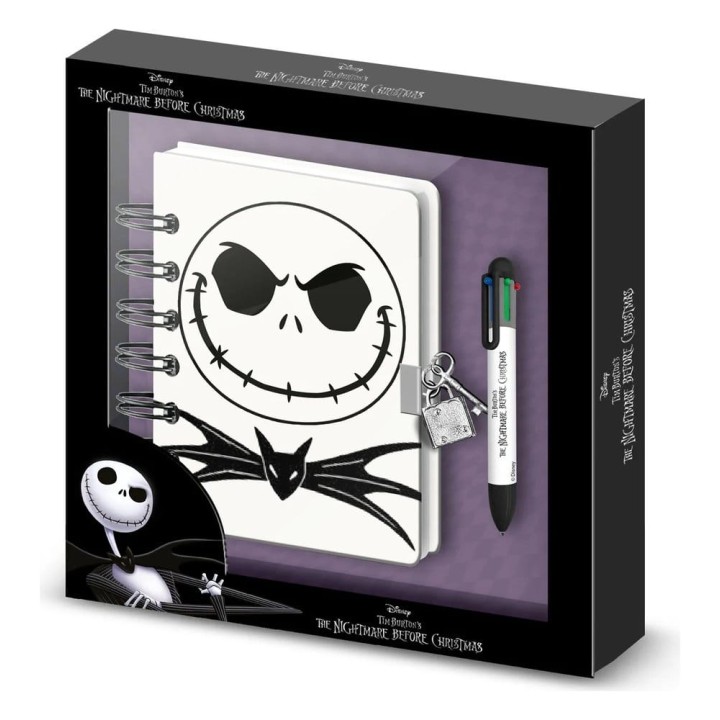 Pesadilla antes de Navidad Libreta con bolígrafo Set de regalo Jack