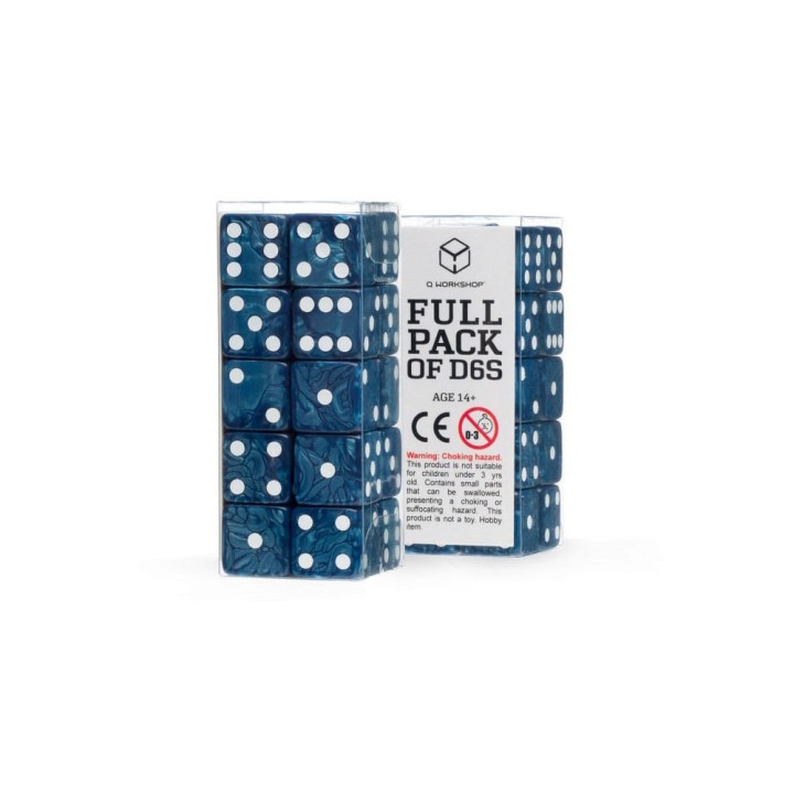 Q Workshop Pack de Dados Full Pack D6 Cobalto (20)