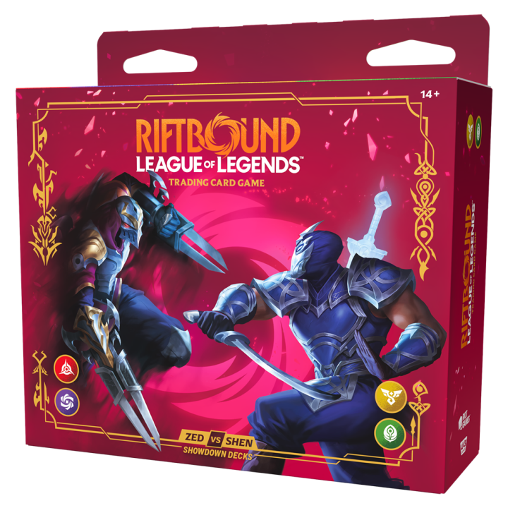 Riftbound: League of Legends TCG: Vendetta Showdown Decks Zed vs Shen (Inglés)