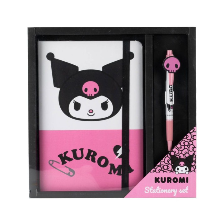 Sanrio Libreta con bolígrafo Set de regalo Kuromi