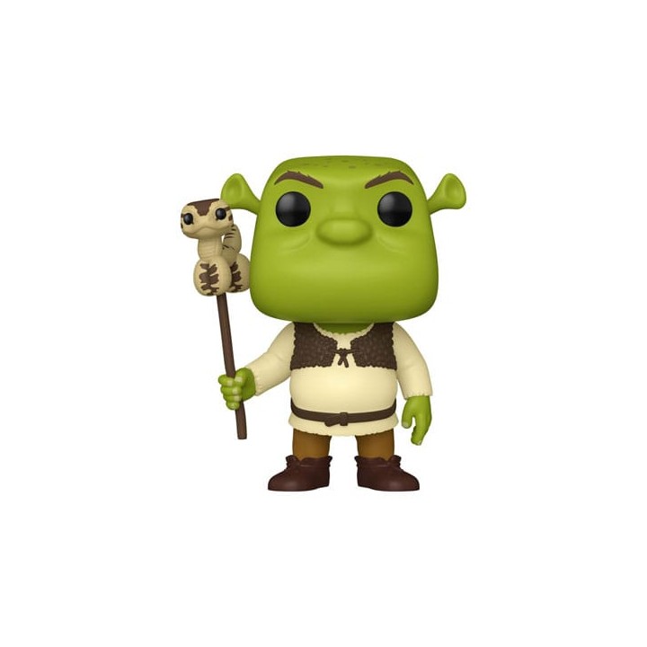 Shrek Figura POP! Movies Vinyl 30th Anniversary Shrek w/Snake 9 cm