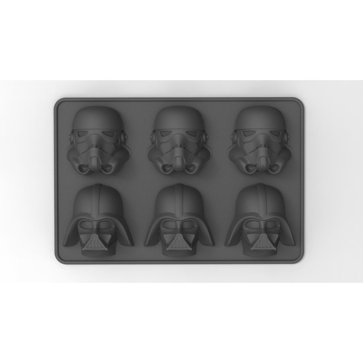 Star Wars Molde de Cubitos Stormtrooper & Darth Vader