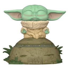 Star Wars The Mandalorian POP! Deluxe Vinyl Figura The Child using the Force 9 cm