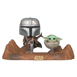 The Mandalorian Figura Funko Pop Moments Mandalorian &amp; Child 9 cm