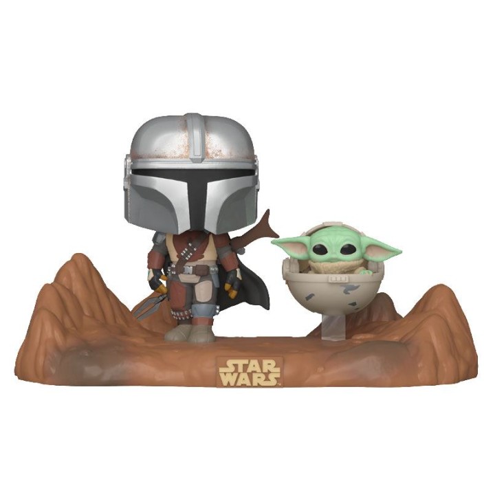 The Mandalorian Figura Funko Pop Moments Mandalorian &amp; Child 9 cm