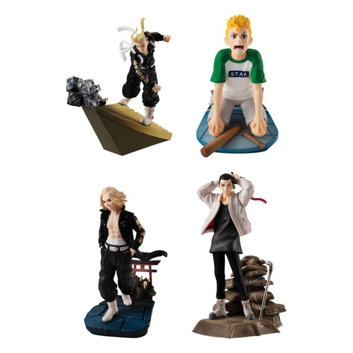 Tokyo Revengers Petitrama Series Figuras 8 cm Toman Heroic Scenes