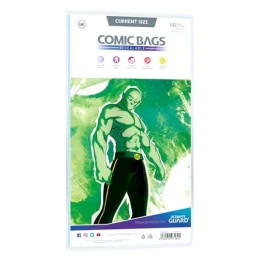 Ultimate Guard Comic Bags Bolsas con cierre reutilizable de Comics Current Size (100)