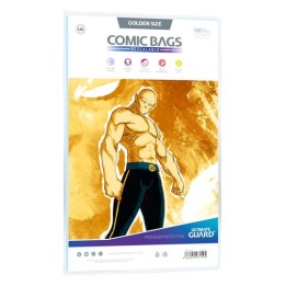 Ultimate Guard Comic Bags Bolsas con cierre reutilizable de Comics Golden Size (100)