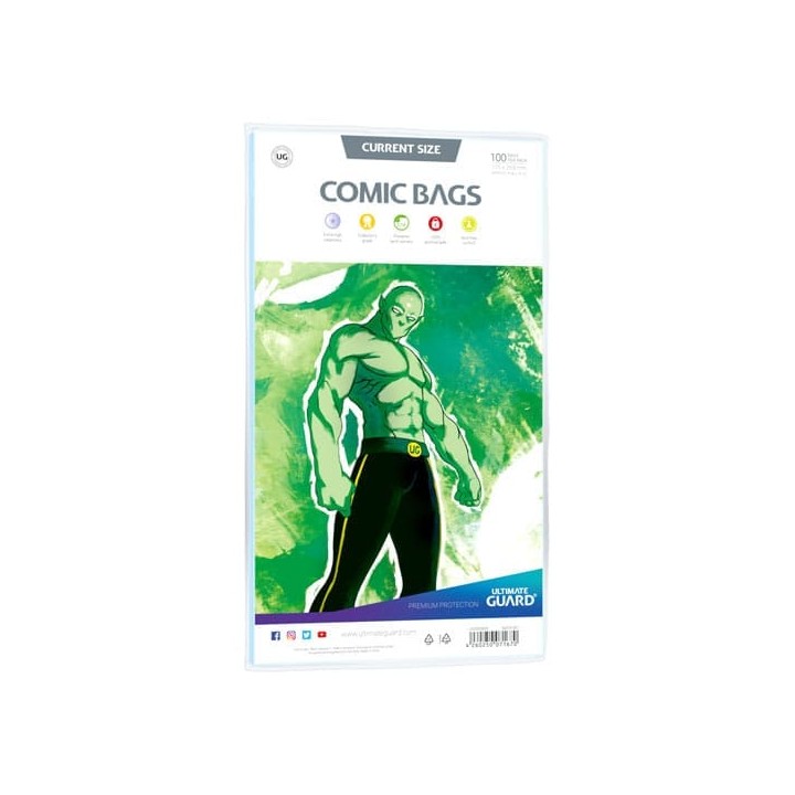 Ultimate Guard Comic Bags Bolsas de Comics Current Size (100)