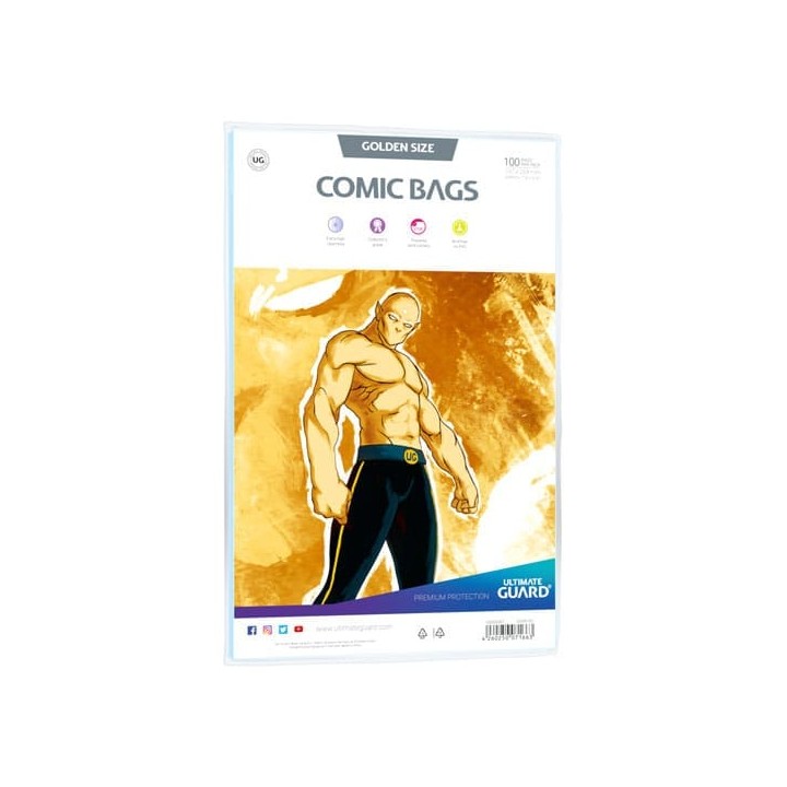 Ultimate Guard Comic Bags Bolsas de Comics Golden Size (100)