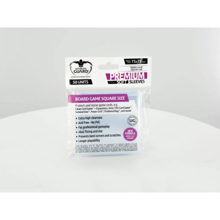 Ultimate Guard Fundas Tablero Premium Soft Tamaño Square (50) (73x73)