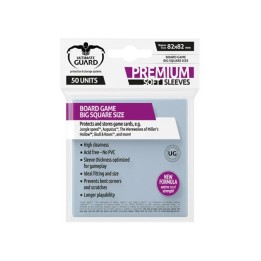 Ultimate Guard Fundas Tablero Premium Soft Tamaño Square Grande (50) (82x82)