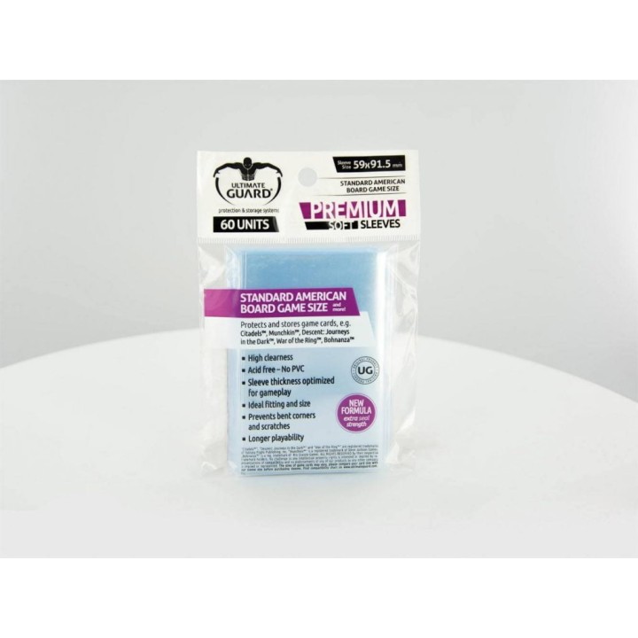 Ultimate Guard Fundas Tablero Premium Soft Tamaño Standard American (60) (59x91.5)