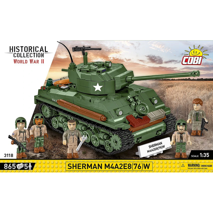 COBI 3118 Sherman M4A2E8 (76)W