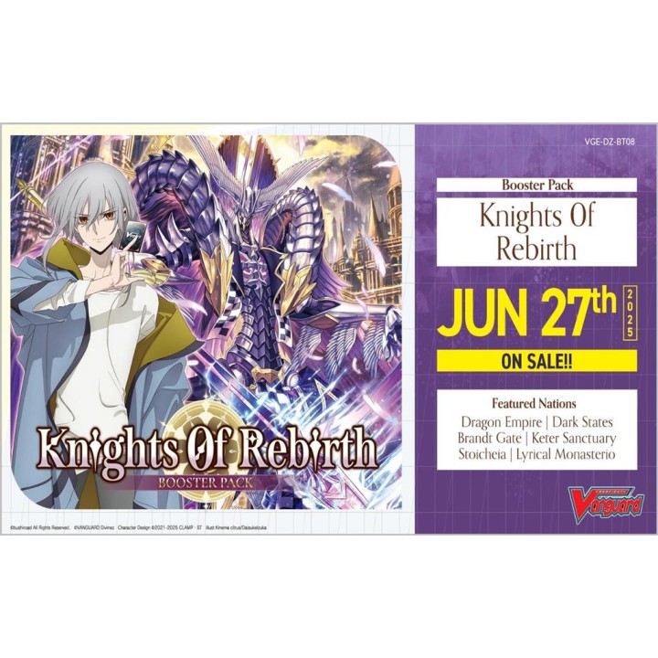 Cardfight!! Vanguard - Knights 0f Rebirth Booster Packs - EN
